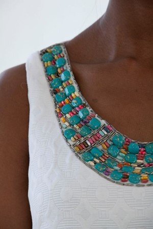 beaded collar