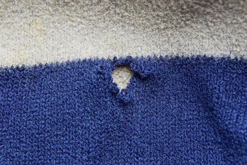 sweater with hole