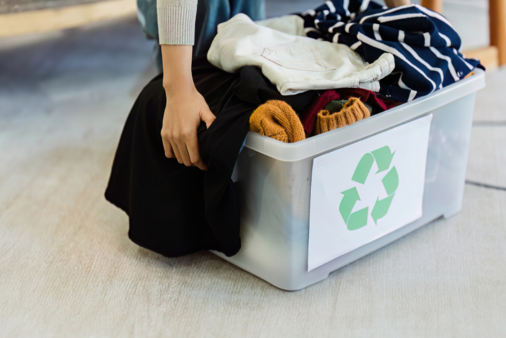 Recycling gently used clothing