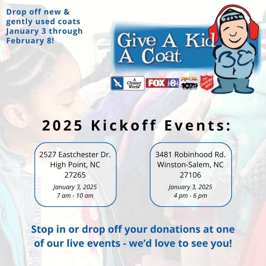 Give A Kid A Coat 2025 Kickoff Events Announced