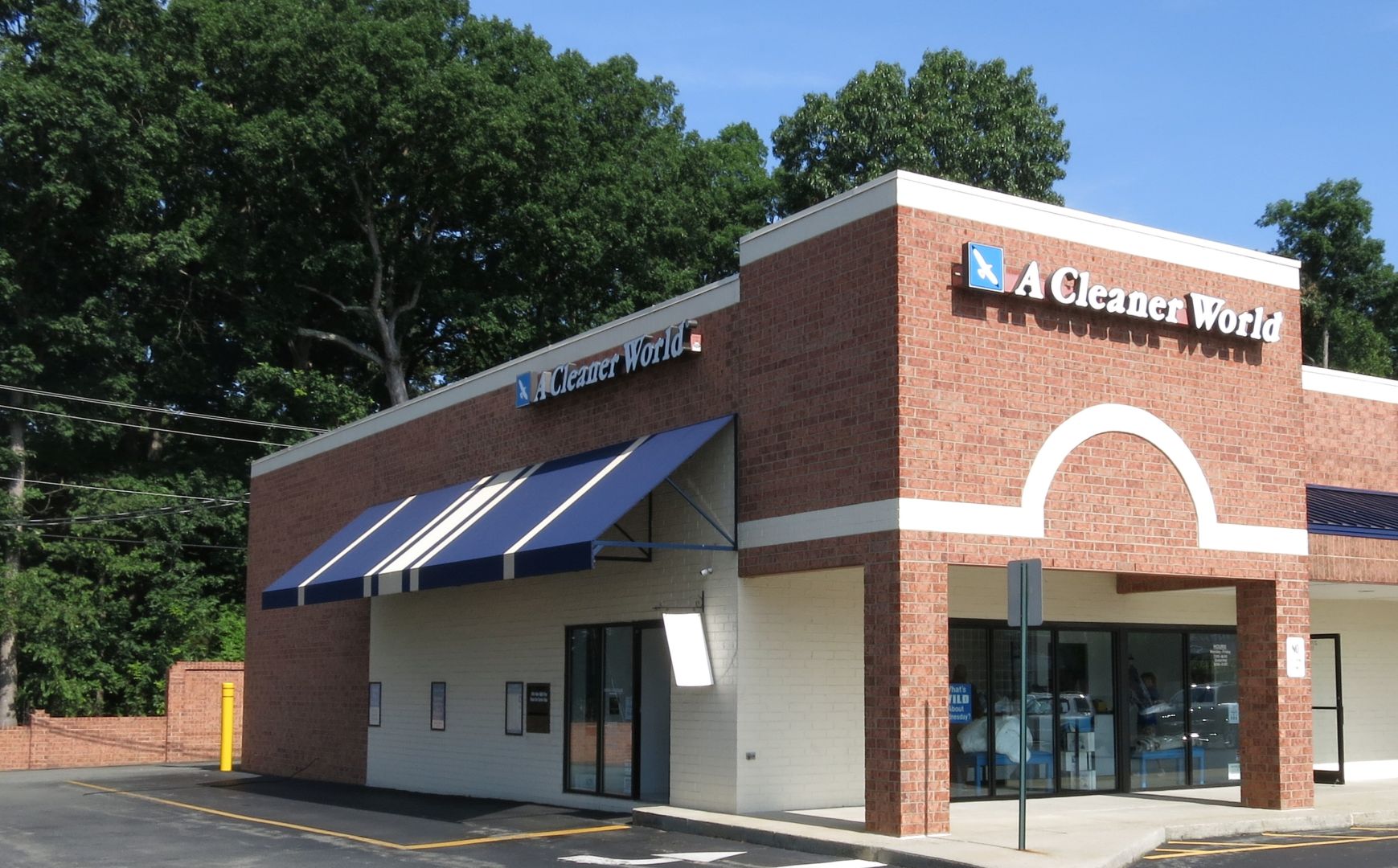 A Cleaner World storefront in Burlington North Carolina 