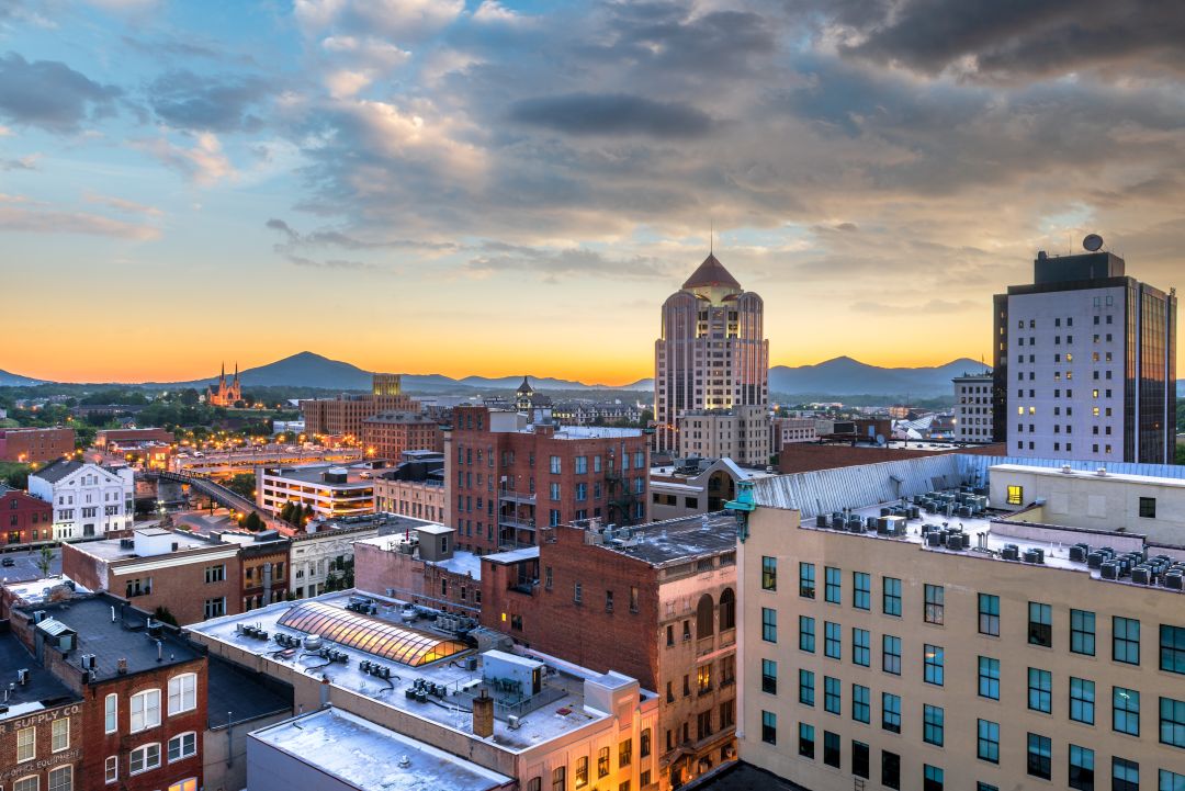 Roanoke Virginia Skyline
